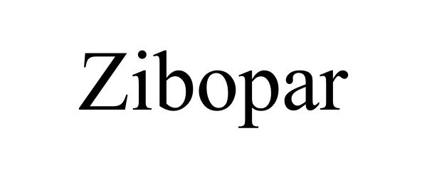 Trademark Logo ZIBOPAR