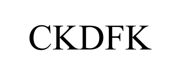 Trademark Logo CKDFK
