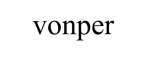 Trademark Logo VONPER
