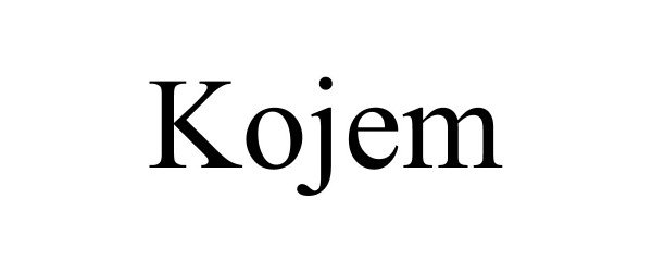Trademark Logo KOJEM