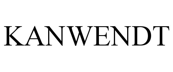 Trademark Logo KANWENDT