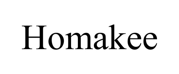Trademark Logo HOMAKEE