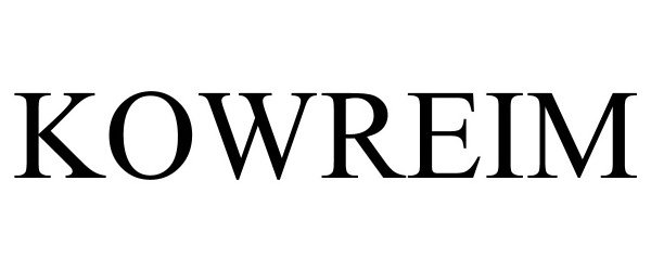Trademark Logo KOWREIM