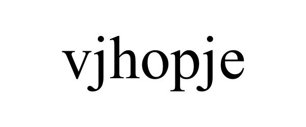 Trademark Logo VJHOPJE