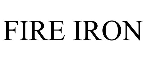 Trademark Logo FIRE IRON