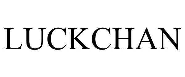 Trademark Logo LUCKCHAN