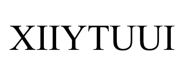 Trademark Logo XIIYTUUI
