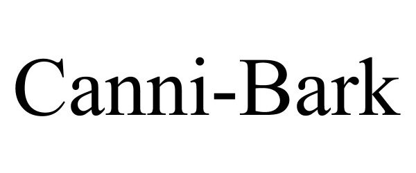 Trademark Logo CANNI-BARK