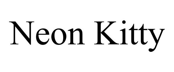 Trademark Logo NEON KITTY