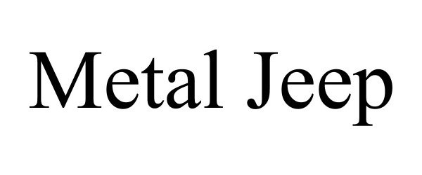 Trademark Logo METAL JEEP