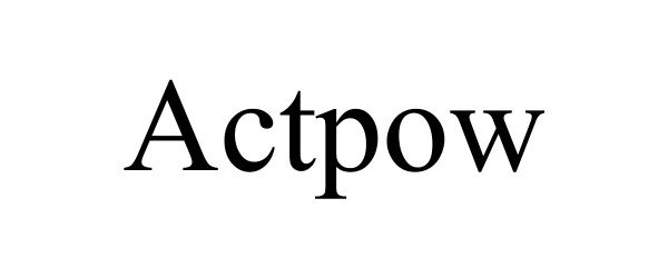 Trademark Logo ACTPOW