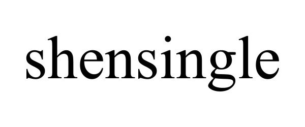 Trademark Logo SHENSINGLE