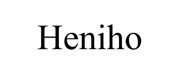 Trademark Logo HENIHO