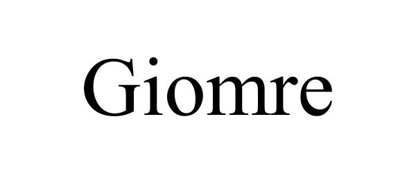 Trademark Logo GIOMRE