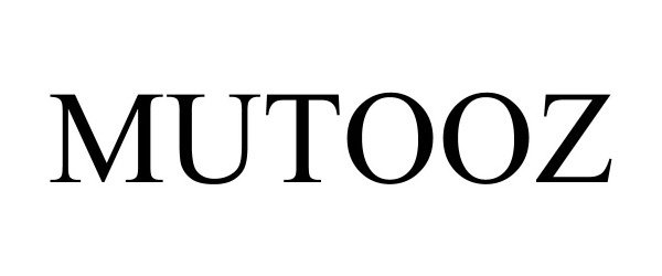 Trademark Logo MUTOOZ