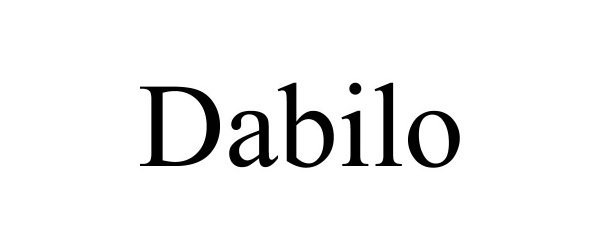 Trademark Logo DABILO