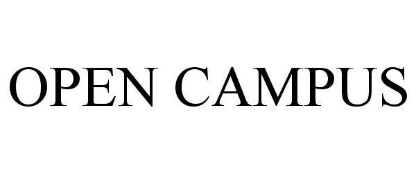 Trademark Logo OPEN CAMPUS