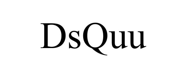 Trademark Logo DSQUU
