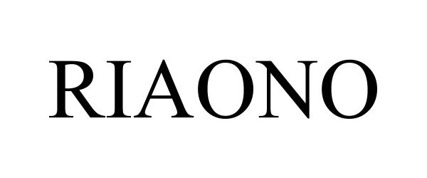 Trademark Logo RIAONO