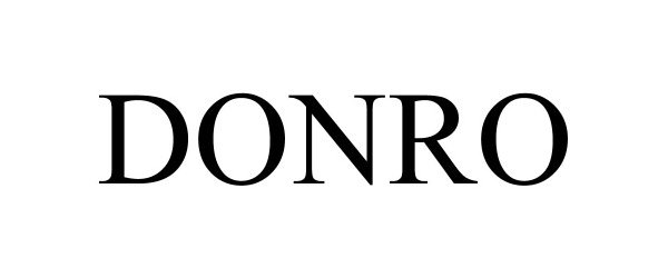 Trademark Logo DONRO