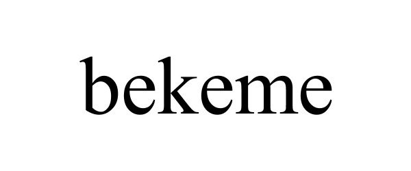Trademark Logo BEKEME