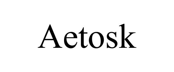 Trademark Logo AETOSK