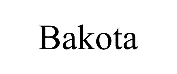 Trademark Logo BAKOTA