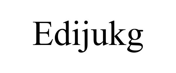 Trademark Logo EDIJUKG