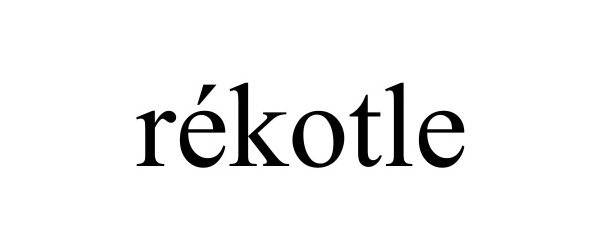 Trademark Logo RÉKOTLE