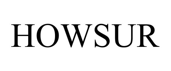 Trademark Logo HOWSUR