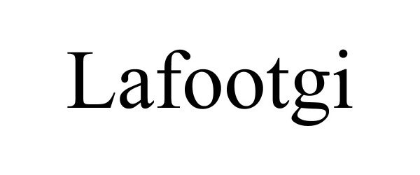 Trademark Logo LAFOOTGI