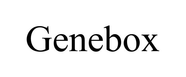 Trademark Logo GENEBOX