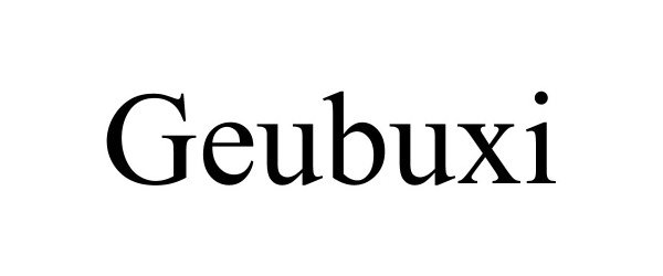Trademark Logo GEUBUXI