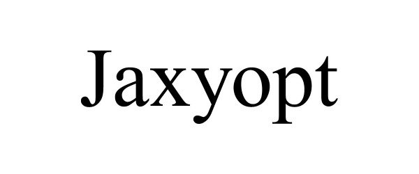 Trademark Logo JAXYOPT