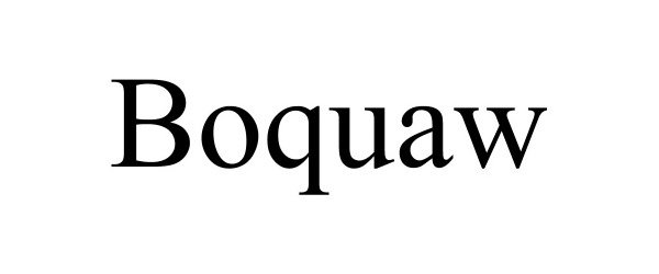 Trademark Logo BOQUAW