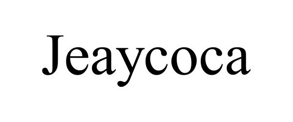 Trademark Logo JEAYCOCA