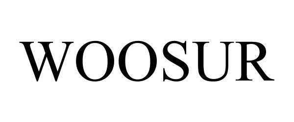 Trademark Logo WOOSUR