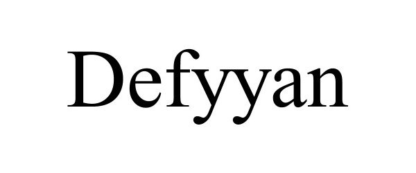 Trademark Logo DEFYYAN