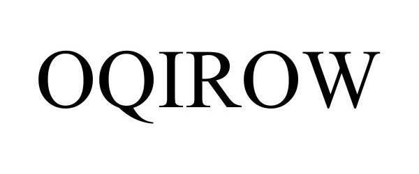 Trademark Logo OQIROW