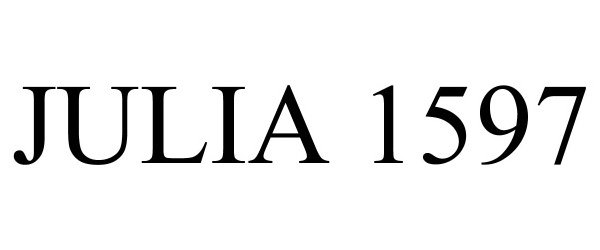 Trademark Logo JULIA 1597