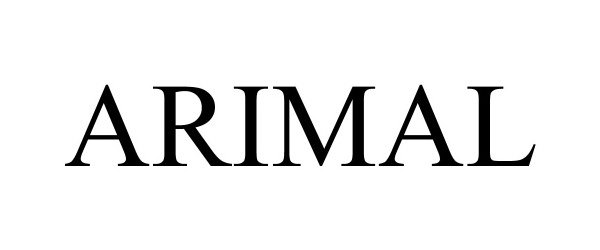 Trademark Logo ARIMAL