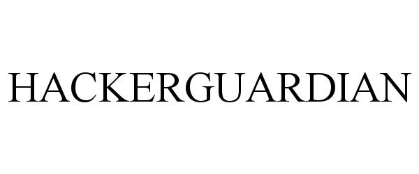 Trademark Logo HACKERGUARDIAN