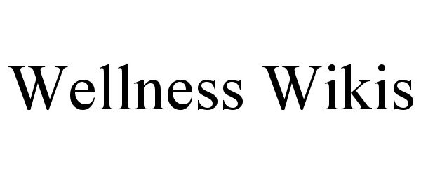 Trademark Logo WELLNESS WIKIS