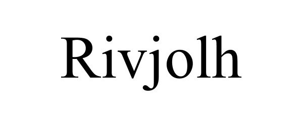 Trademark Logo RIVJOLH