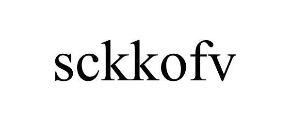 Trademark Logo SCKKOFV