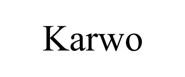 Trademark Logo KARWO