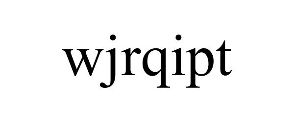 Trademark Logo WJRQIPT