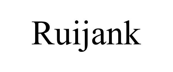 Trademark Logo RUIJANK