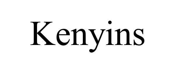 Trademark Logo KENYINS