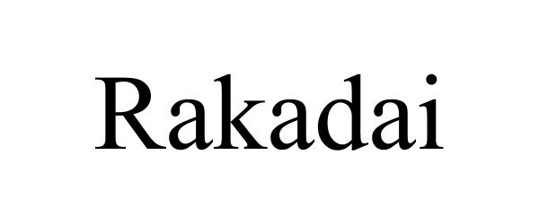 Trademark Logo RAKADAI